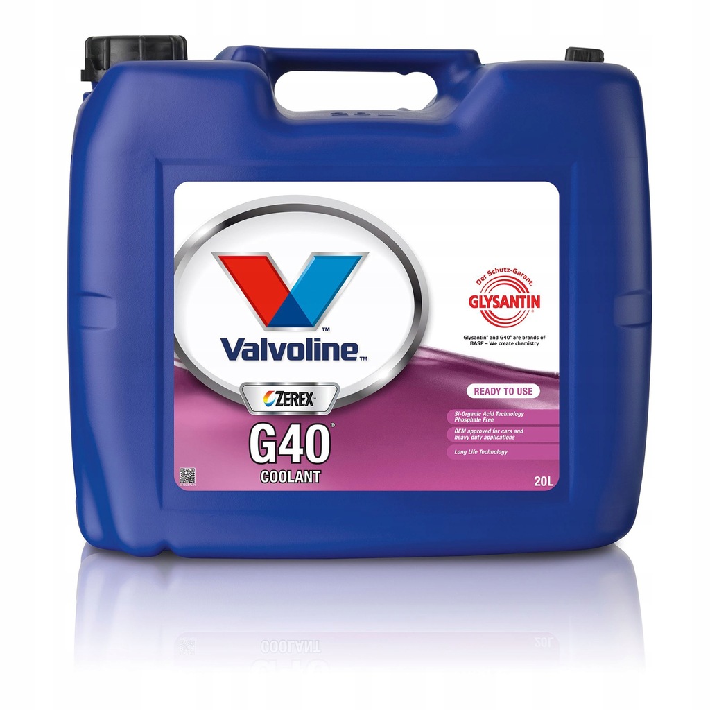 Płyn Chłodniczy Valvoline Zerex Coolant G40 20L