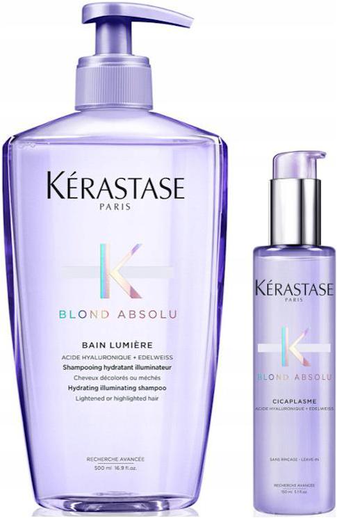 Kerastase Blond Absolu Lumiere szampon 500 ml + odżywka 150 ml włosy blond