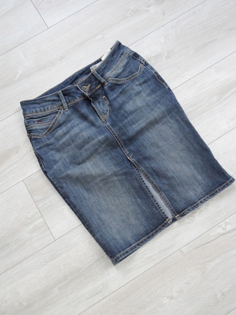 TOMMY HILFIGER spódnica jeansowa Victoria 36 s