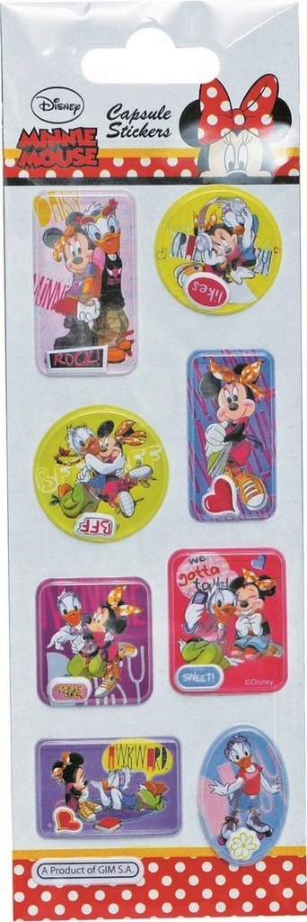 Disney naklejki Minnie Mouse Capsule junior vinyl