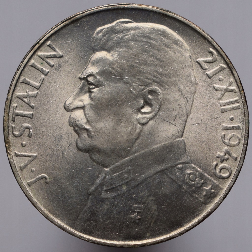 1949 Czechosłowacja 70r ur Józef Stalin 100 koron