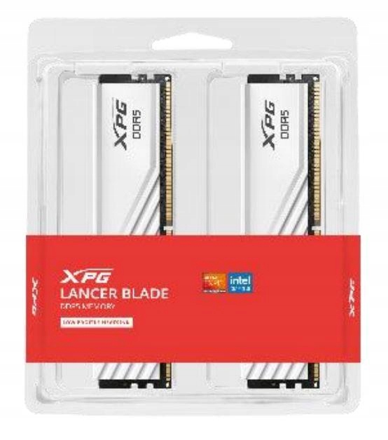 Pamięć XPG LancerBlade DDR5 6400 32GB 2x16 CL32 Biała