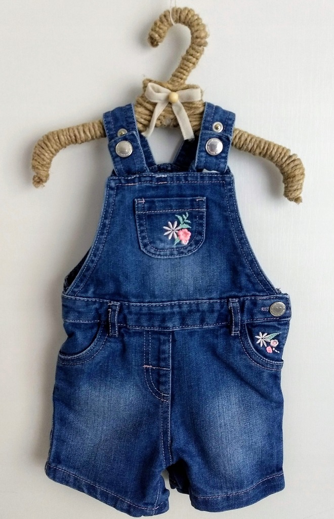 Szorty EARLY DAYS 80cm 9-12m Jeans Ogrodniczki