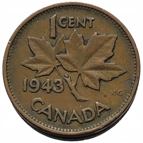 53318. Kanada - 1 cent - 1943r.