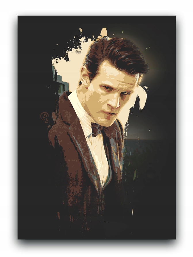 Doktor Who - OBRAZ 80x60 canvas Doctor Matt Smith