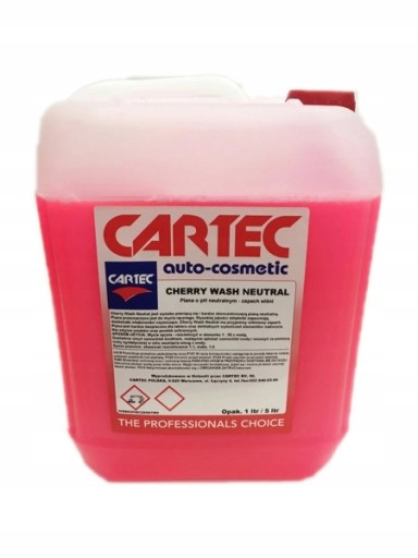 Cartec Cherry Wash pH Neutral 5L piana i szampon