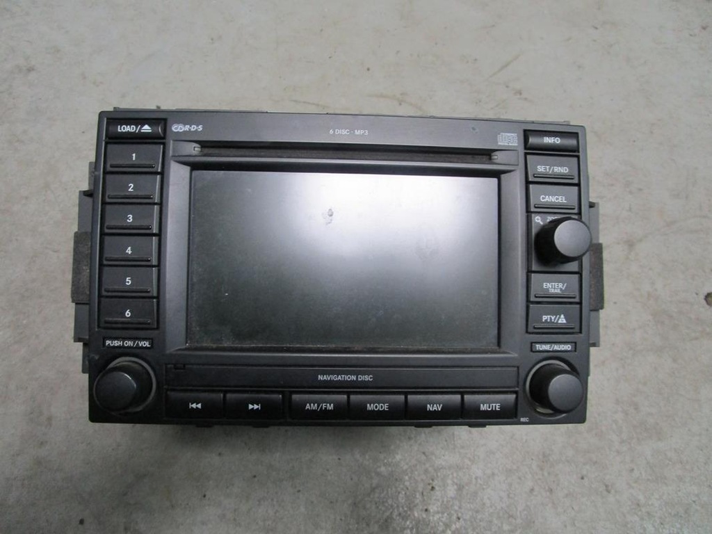 JEEP COMMANDER RADIO NAWIGACJA ORYGINAŁ ZMIENIARKA 7821314886