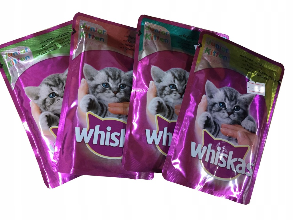 40x saszetki Whiskas Junior MIX Smaków 7913814854 oficjalne