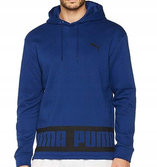 Bluza PUMA REBEL męska z kapturem dresowa L