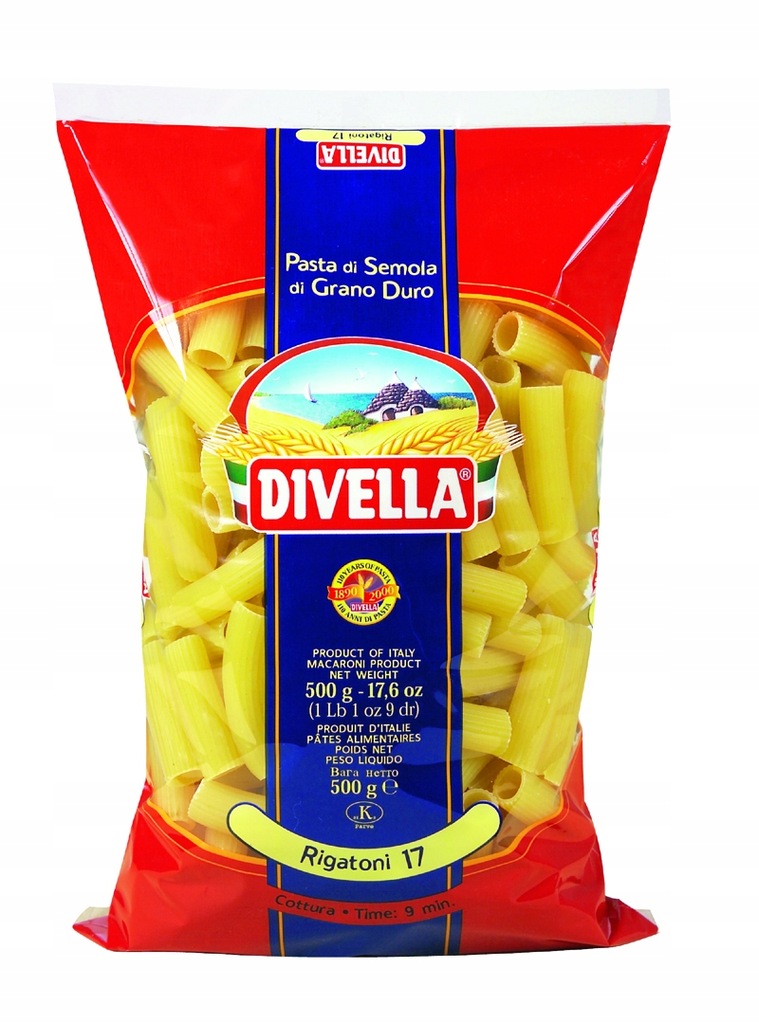 DIVELLA MAKARON RIGATONI 500g