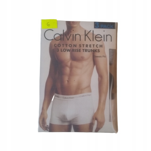 6 Bokserki majtki CALVIN KLEIN 3 pack roz.L