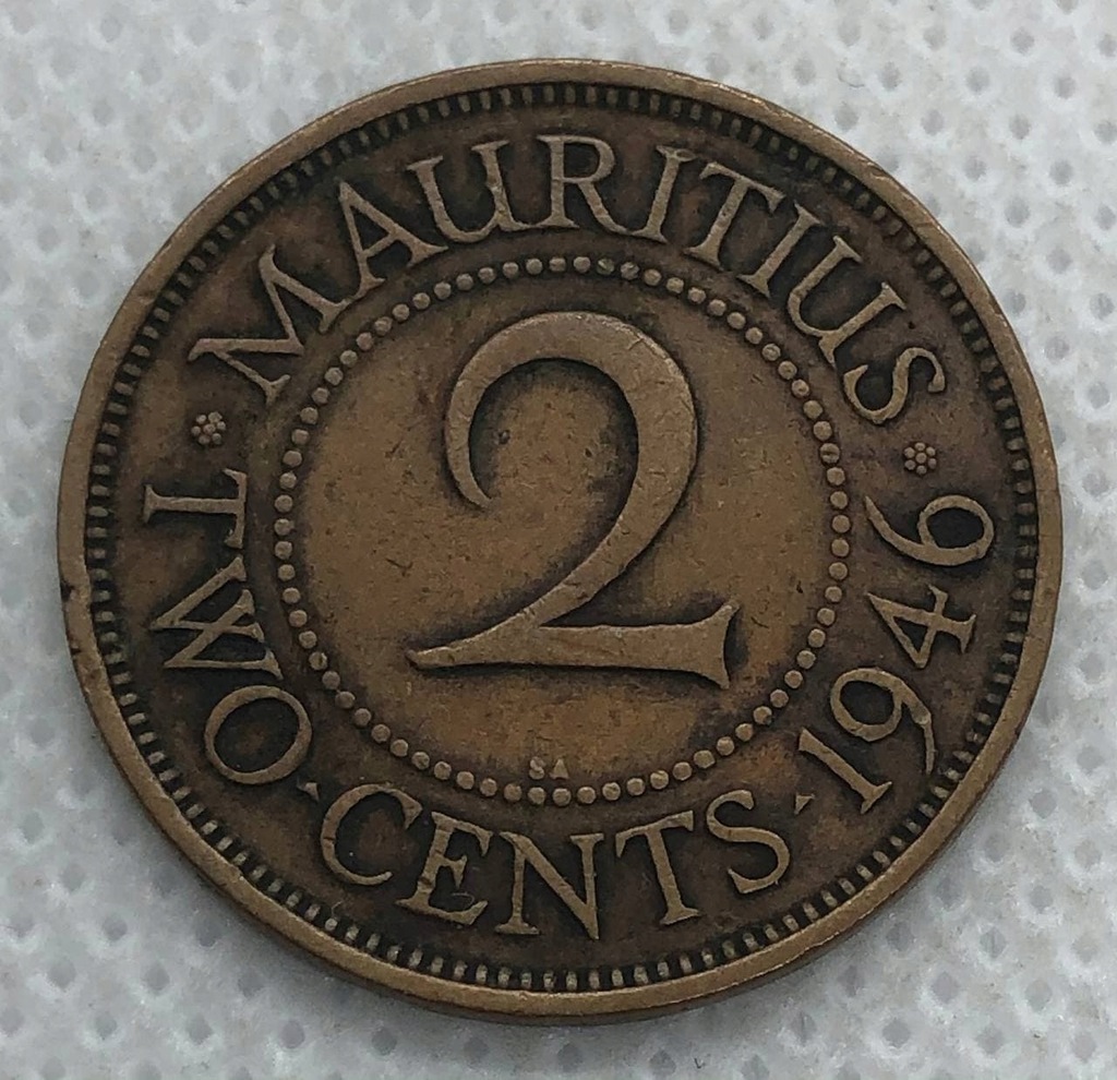 Mauritius - 2 centy 1946