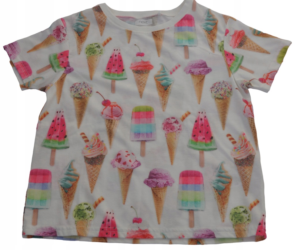 NEXT t-shirt w lody 116 cm (5-6 lat)