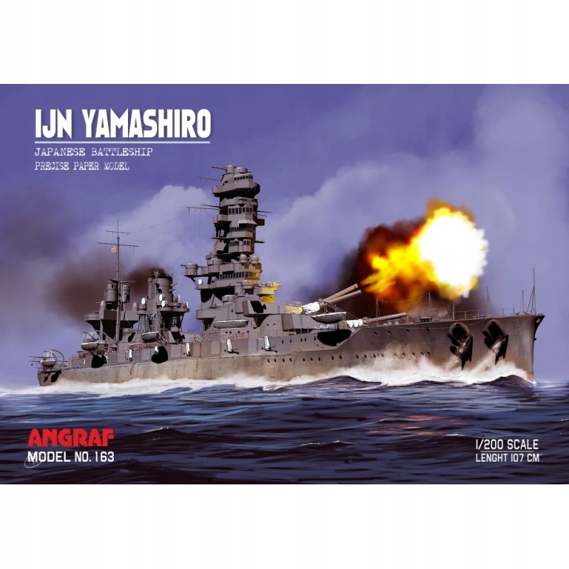 Pancernik IJN Yamashiro, 1:200 Angraf Model