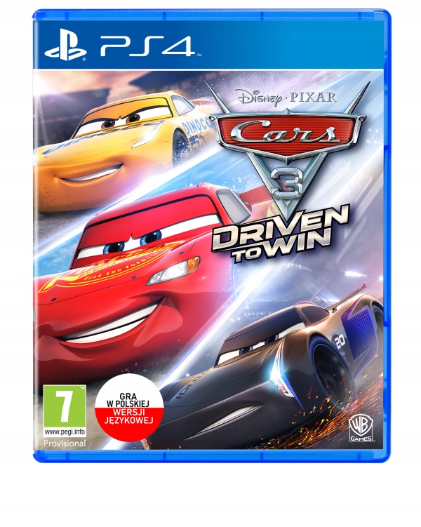 Cars 3 Driven to Win PS4 PS5 PL Wyścigi