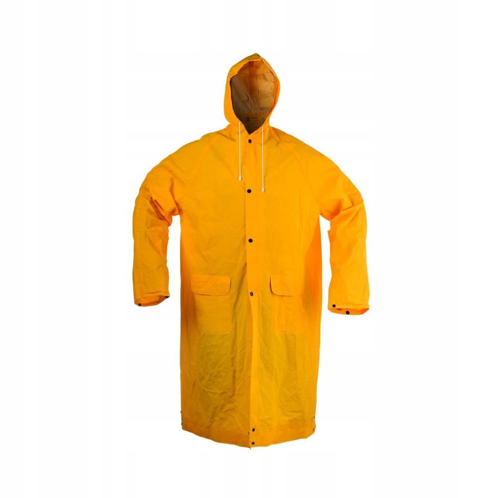 Płaszcz przeciwdeszczowy r.XL nylonowy żółty PPN
