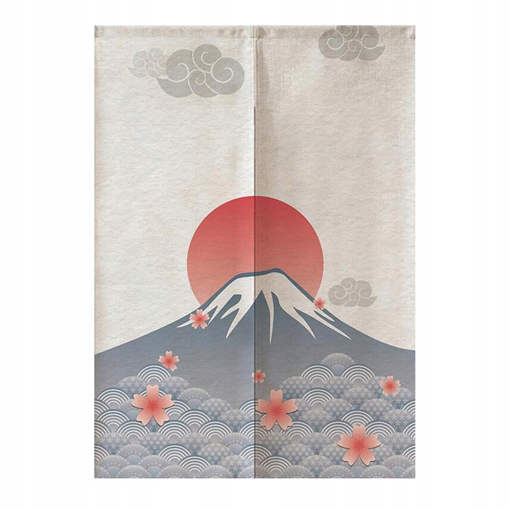 Japanese Style Cotton Linen Sunrise-85x150cm
