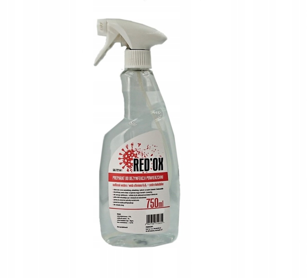 Preparat do dezynfekcji Red'Ox Ag3. 750 ml- Spray