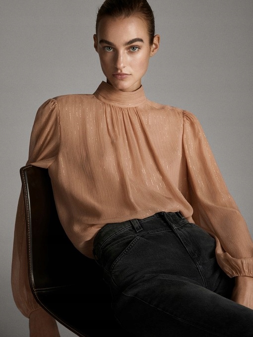 Massimo Dutti jedwabna bluzka ,XS/34 NOWA
