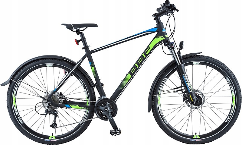 MTB Hardtail BBF Montana Pro Czarny 46 Zielony