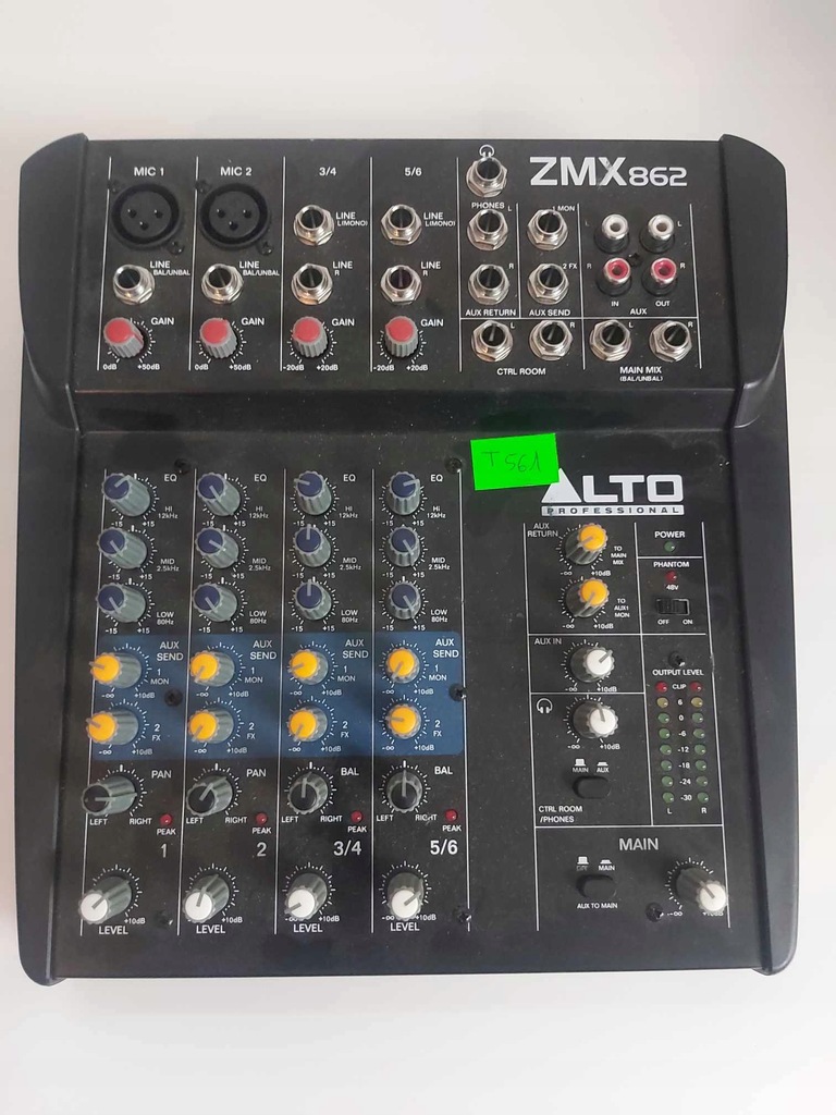 Mikser Audio 6-kanalowy Alto ZMX 862