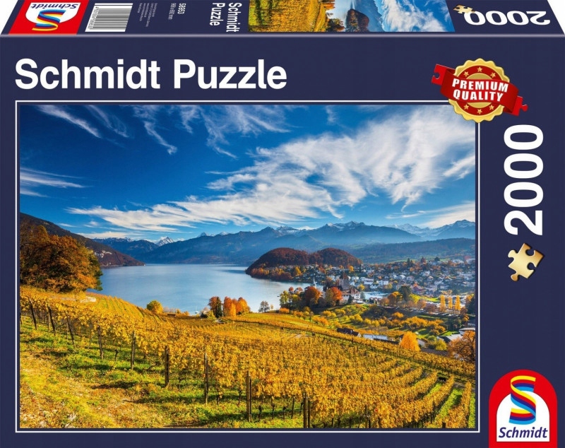 Puzzle 2000 elementów Winnice,