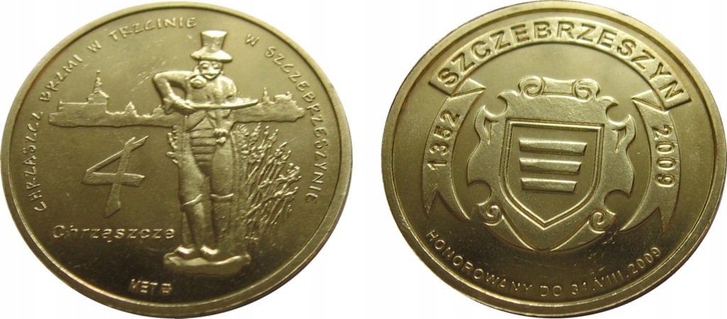 4 CHRZĄSZCZE - SZCZEBRZESZYN - 2009 r. MENNICZY