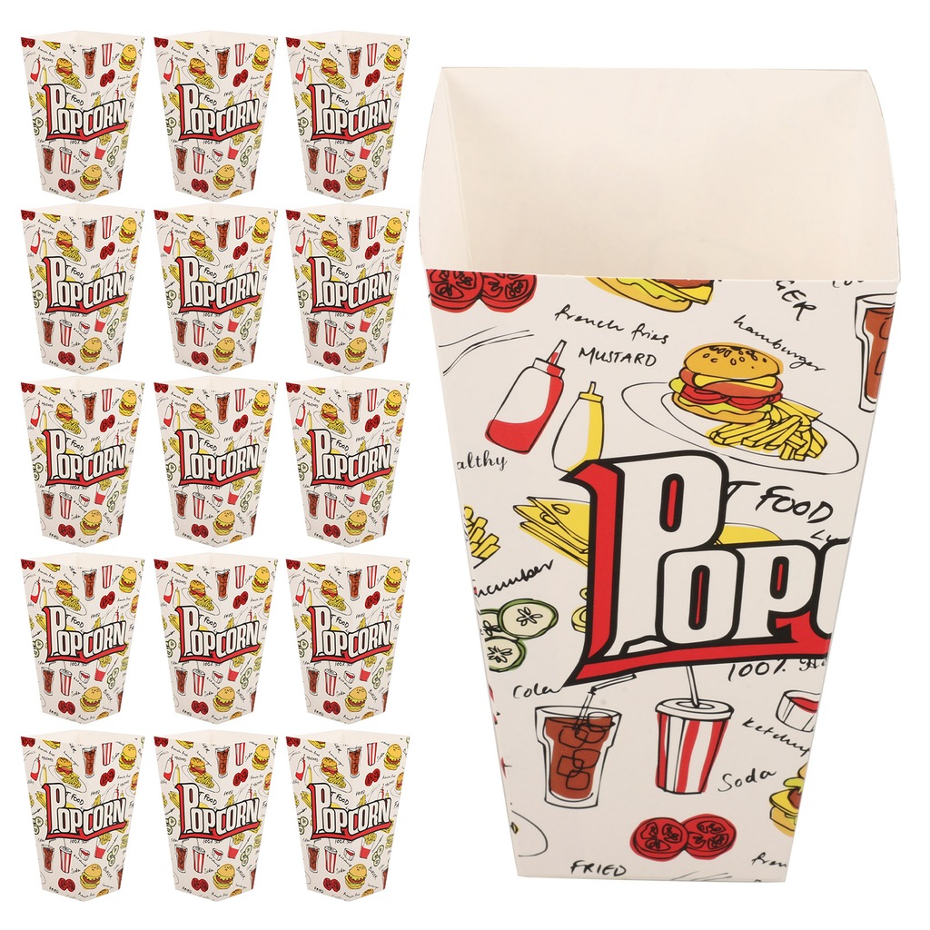 POPCORN BOX BOXES POPCICLES 50 PCS
