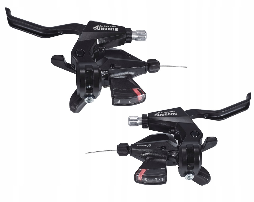 SHIMANO ALTUS ST-M310 manetki + klamki namulca Komplet 3x8