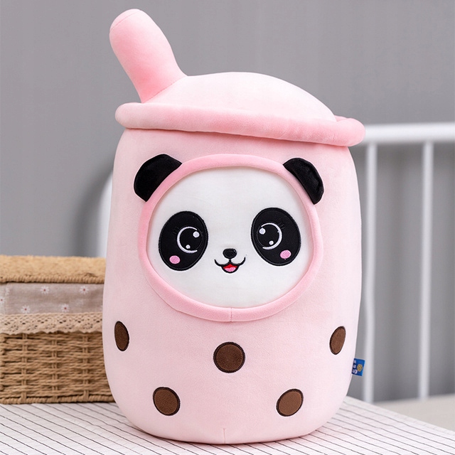 25/70cm Real-Life Bubble Tea Cup Plush Toy Pi