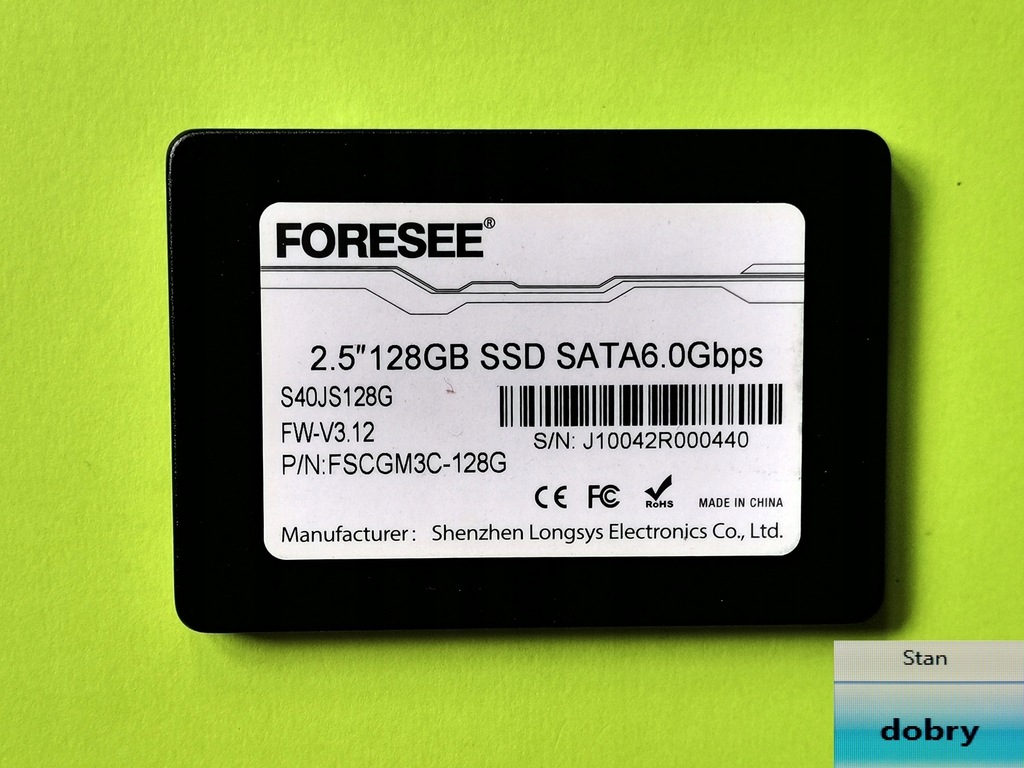 SSD 128GB Foresee - 13558371167 - oficjalne archiwum Allegro