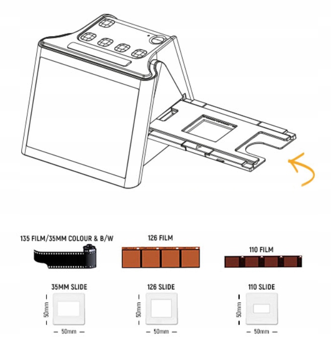 Купить EASYPIX 5-дюймовый HDMI-сканер пленок 35 мм, 110 мм, 126 мм: отзывы, фото, характеристики в интерне-магазине Aredi.ru