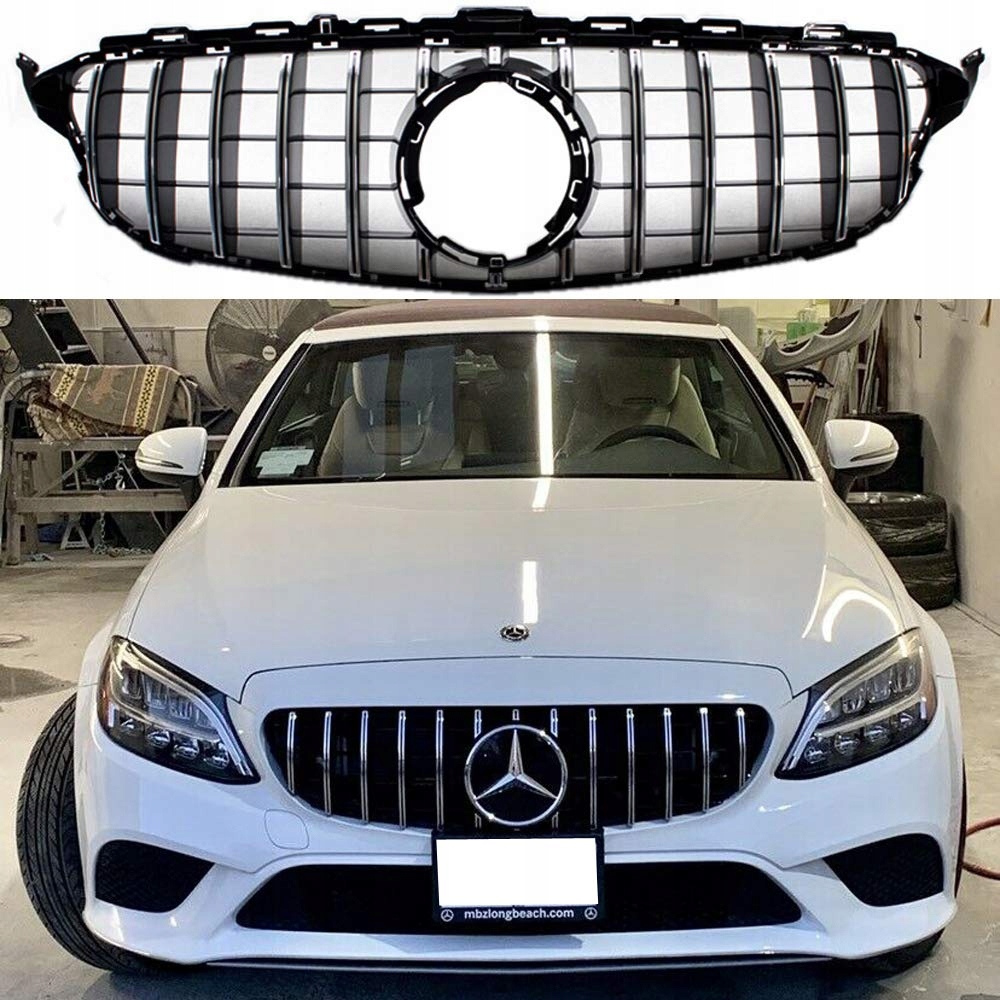 GRILL ATRAPA MERCEDES W205 FACELIFT AMG 18-21r GTR