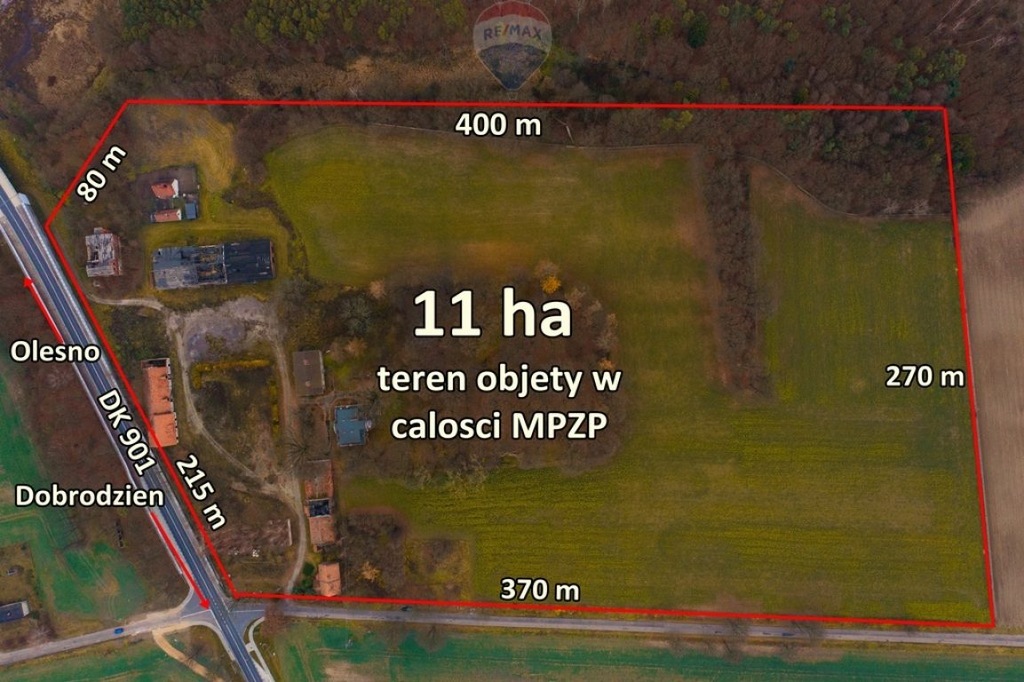 Działka, Rzędowice, Dobrodzień (gm.), 111566 m²