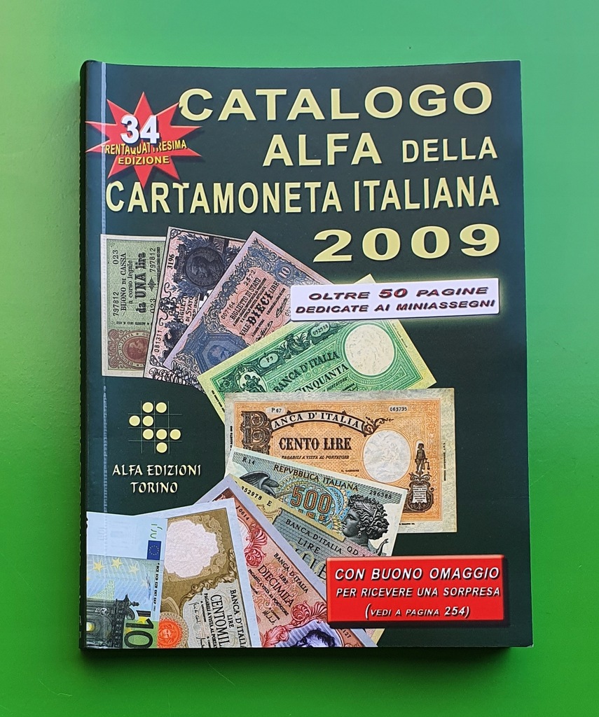 Alfa - Specjalistyczny katalog banknotów włoskich
