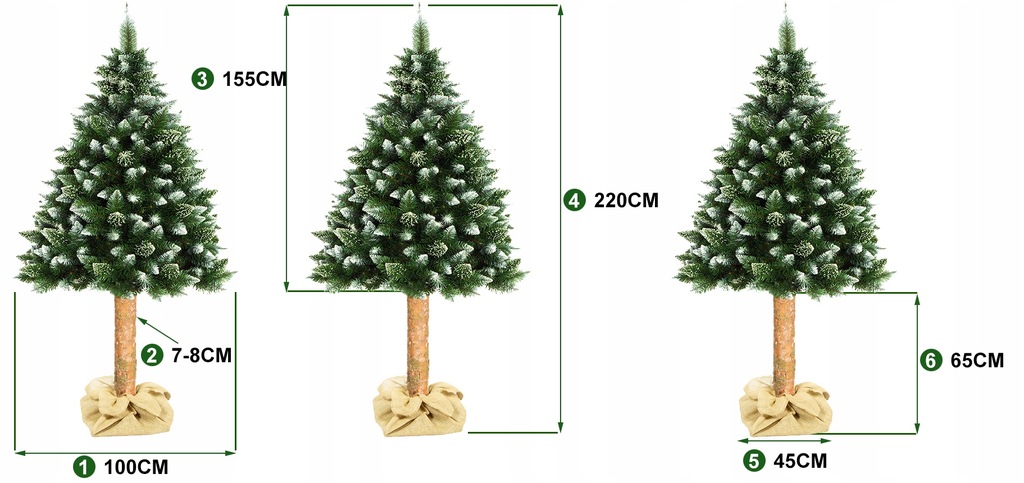 Купить Искусственная елка DIAMOND PINE на стволе, 220 см.: отзывы, фото, характеристики в интерне-магазине Aredi.ru