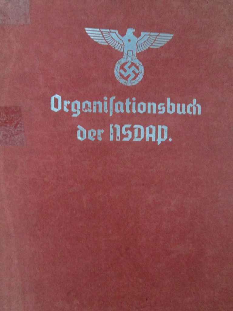 Organizationsbuch der NSDAP Mein kampf