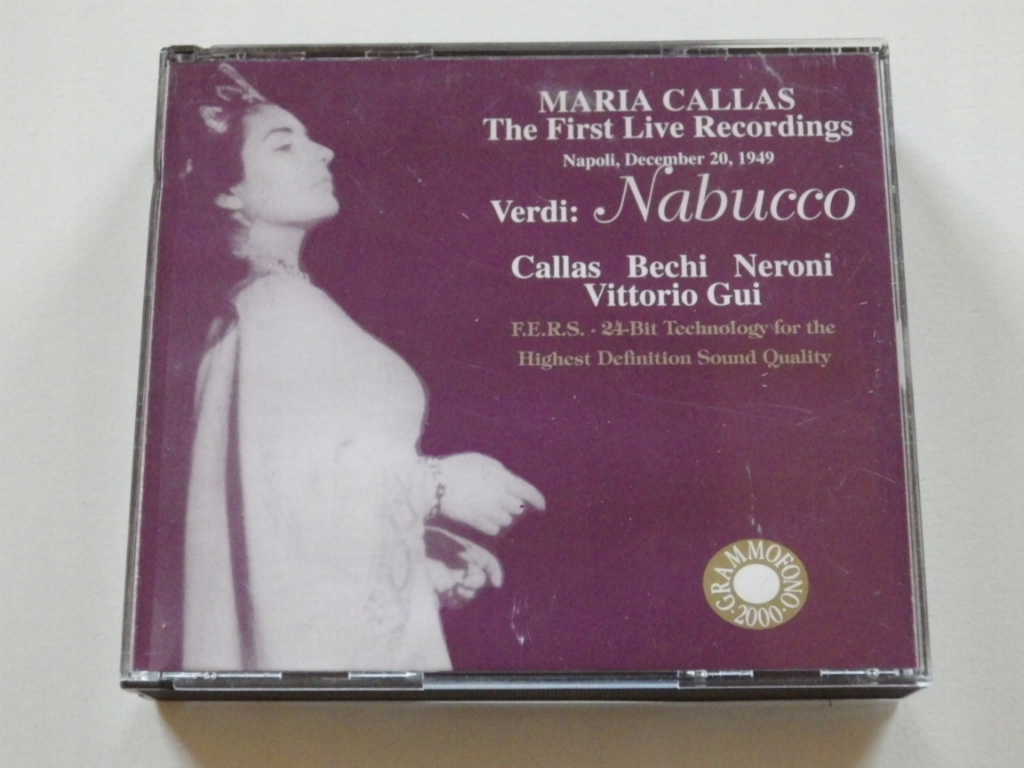 Verdi, Nabucco, Callas, Bechi, Gui
