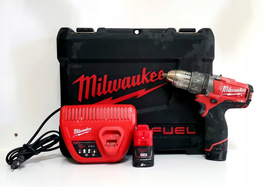 WKRĘTARKA MILWAUKEE M12CDD-202C 2x2,0 AH