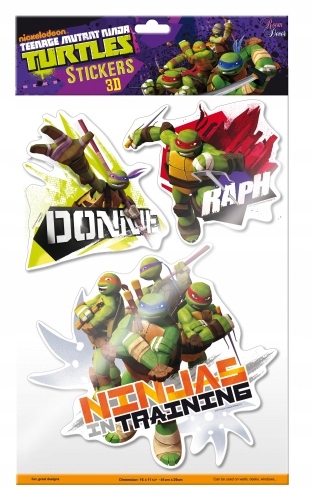 DEKORACJA ŚCIENNA S-BOO 3D NINJA DECLIC