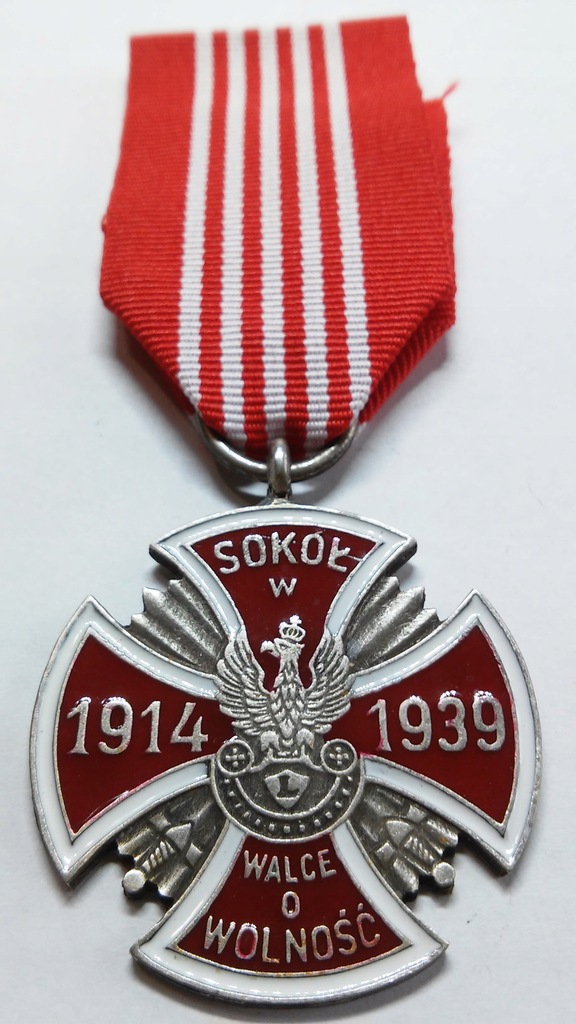 Krzyż pamiątkowy organizacji SOKÓŁ