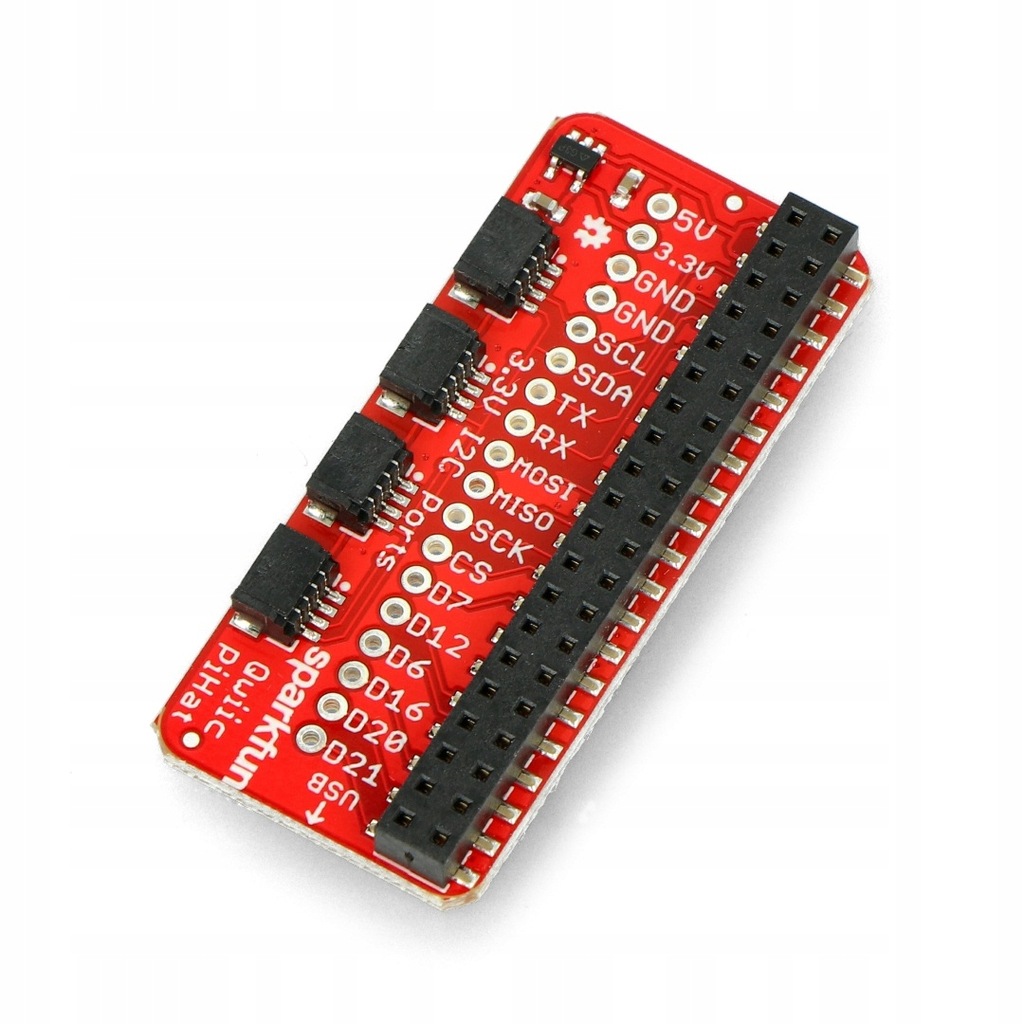 Qwiic nakładka Hat dla Raspberry Pi - SparkFun