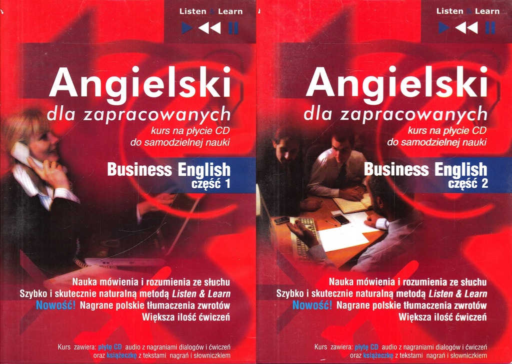 Angielski dla zapracowanych Business 1 i 2 CD