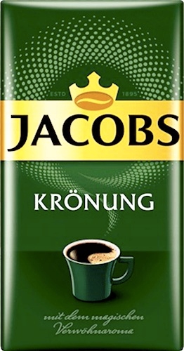 Купить НЕМЕЦКИЙ МОЛОТЫЙ КОФЕ JACOBS Kronung 500г: отзывы, фото, характеристики в интерне-магазине Aredi.ru