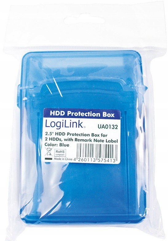 Купить Защитный бокс для HDD 2 x 2,5 синий: отзывы, фото, характеристики в интерне-магазине Aredi.ru