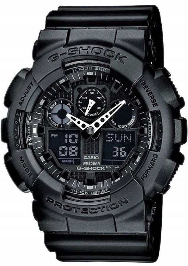 Zegarek Męski CASIO G-SHOCK GA-100-1A1ER 20 Bar Do