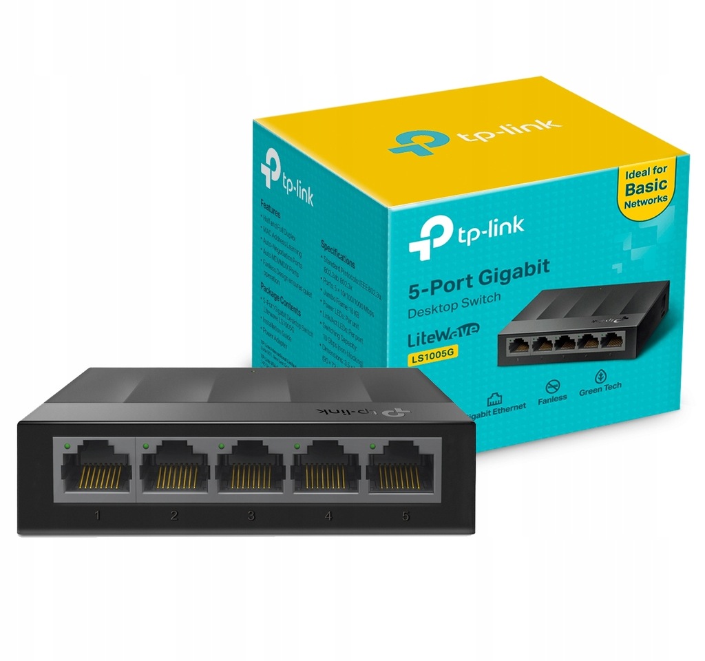 Купить ЭНЕРГОСБЕРЕГАЮЩИЙ ПЕРЕКЛЮЧАТЕЛЬ TP-LINK LS1005G: отзывы, фото, характеристики в интерне-магазине Aredi.ru