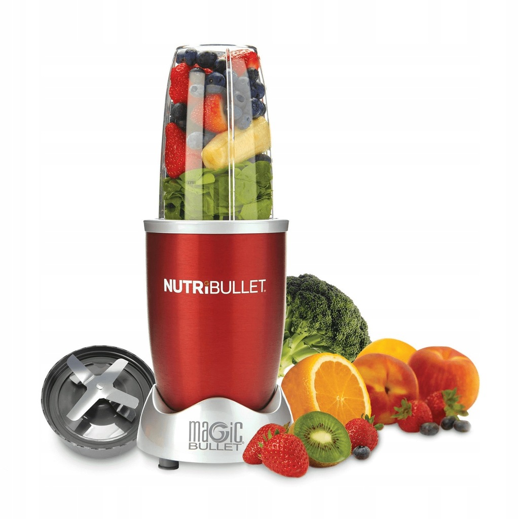 NutriBullet Blender Ekstraktor 5 PCS Red 600W 9761815938 oficjalne