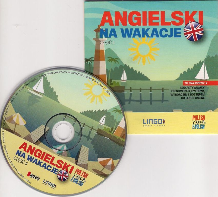 Angielski na wakacje płyta CD