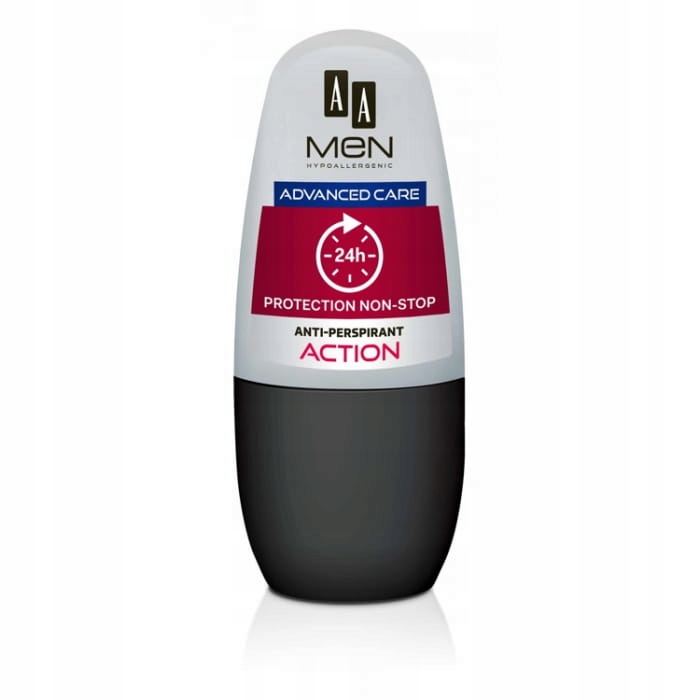 AA Men Advance Care Anti-perspirant roll-on Action